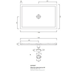 Cielo Sessanta PD680120 Душевой керамический поддон