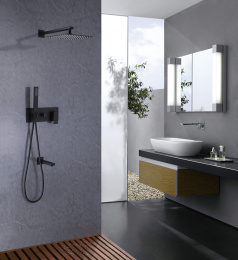 Душевая система Abber Daheim (AF8217B) черный