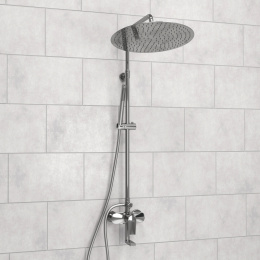 Фото WasserKRAFT A166.117.137.087.CH Душевая система со смесителем
