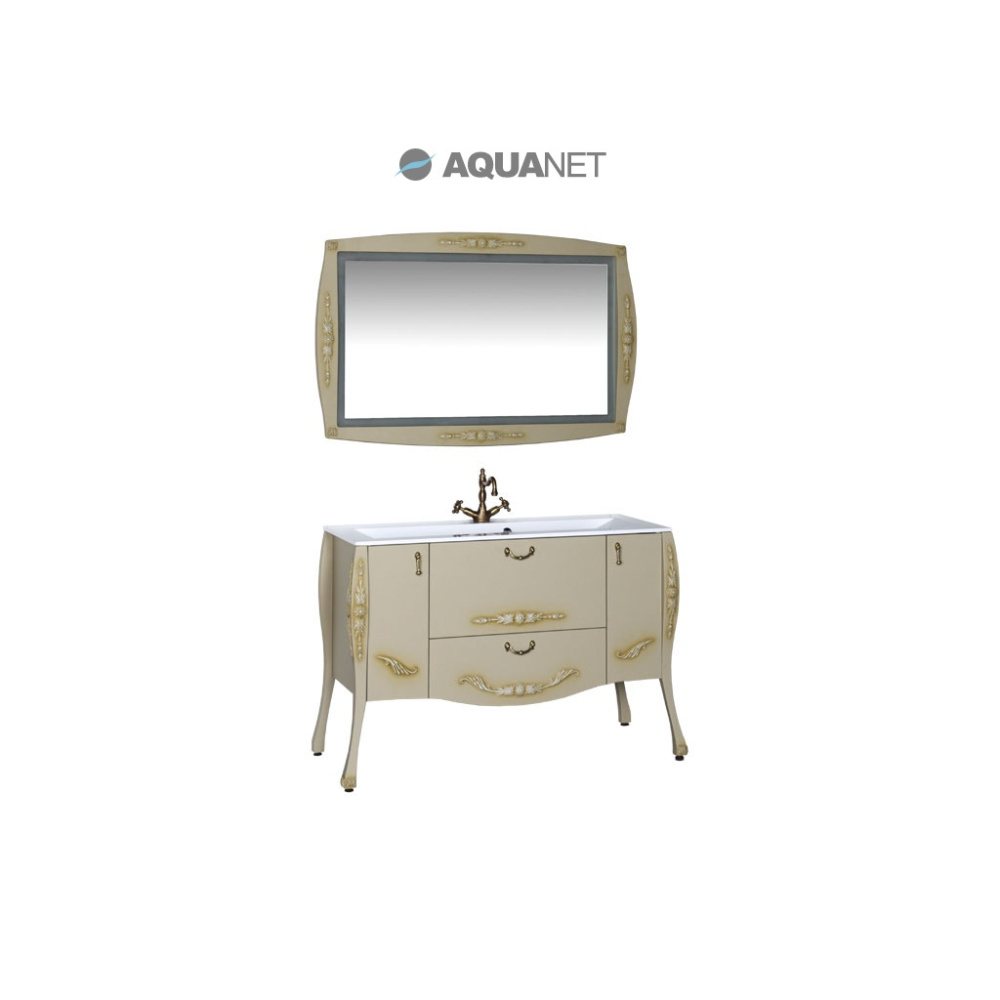 Мебель для ванной Aquanet Виктория 120 олива