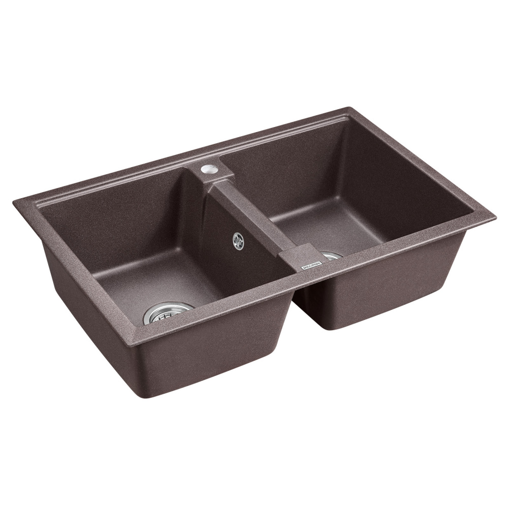 Мойка кухонная 81x50 Paulmark Zwilling  (PM238150-CO) кофе