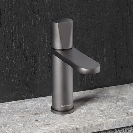 Фото Antonio Lupi Indigo ND301GR Смеситель для раковины, на 1 отв., излив: 165мм, цвет: графит