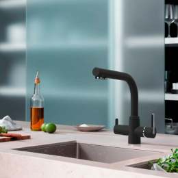 Фото Смеситель для кухни Paini Arena 92446433VE7B90DALMKM черный