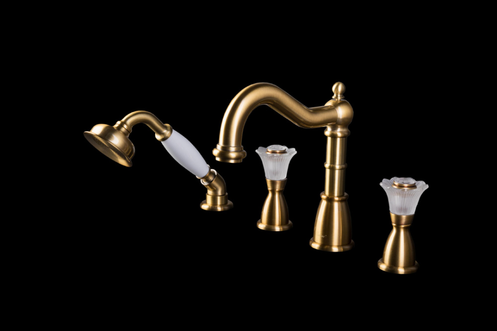 Фото Смеситель врезной Boheme Camelia (391-Camelia) бронза