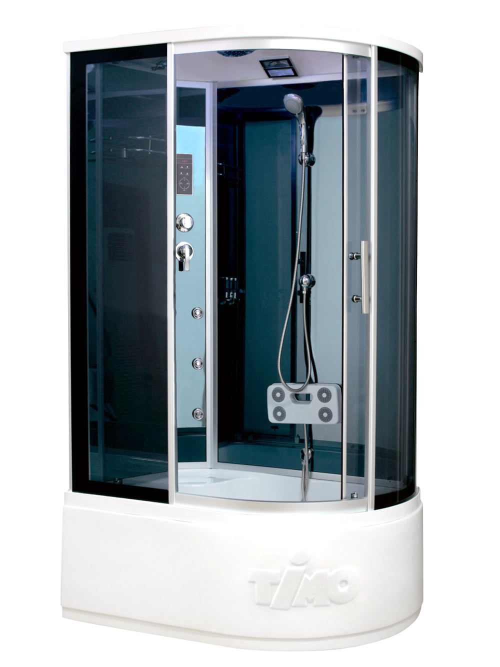 Фото Душевая кабина 110x85x220 Timo (T-1110 L) С гидромассажем, акрил, Поддон глубокий