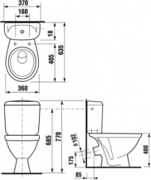 Jika Lyra 2423.4.000.242.1 унитаз напольный