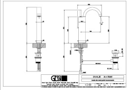 Смеситель для раковины Gessi Ovale (11981#031) хром