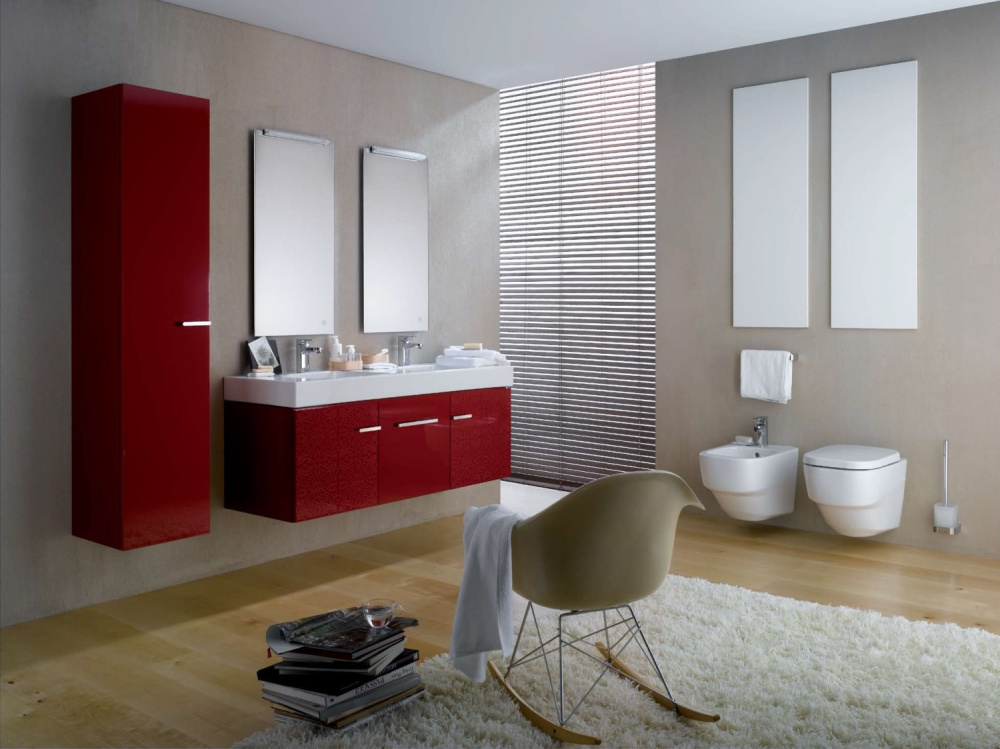 Ideal Standard Imagine T0699YF пенал для ванной, красный