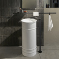 Agape Sen ASEN0911N Напольный смеситель для ванны или напольной раковины, высота 73,7см, цвет: черны