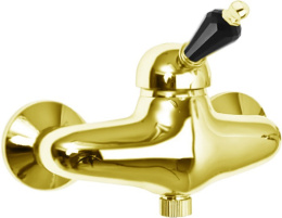 Фото Смеситель для душа Cezares Vintage VINTAGE-DM черная ручка