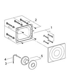 Кнопка смыва Grohe Surf (37059000) серый