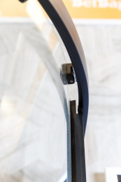 Фото Душевой уголок Cezares ECO-O-R-2-90-C-NERO, 90 х 90 х 190 см, стекло прозрачное