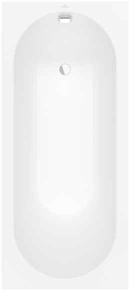Ванна квариловая Villeroy&Boch Oberon 170 x 75 см UBQ170OBE2V-RW, Stone White