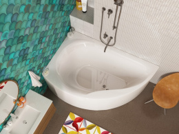 Акриловая ванна 160x105 Alpen (AVB0012), асимметричная