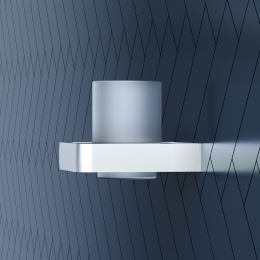 Damixa DA7734300 Jupiter Стеклянный стакан с настенным держателем