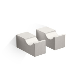 Фото Набор крючков для халата и полотенца Decor Walther Corner (0561934), никель