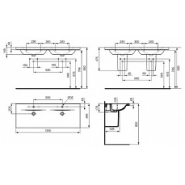 Ideal Standard Connect New белая 130