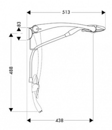 Душевой гарнитур Hansgrohe Raindance (28110000) хром