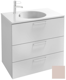 Фото Тумба под раковину Jacob Delafon Odeon Rive Gauche 70 см, EB2531-RX-G1H, цвет пыльная роза глянцевый