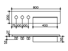 Смеситель для ванны Keuco MeTime_spa 56163011101, антрацит