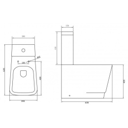 Унитаз BelBagno Romina BB121CP
