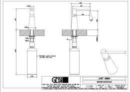 Дозатор для жидкого мыла Gessi Just (29654#031) хром