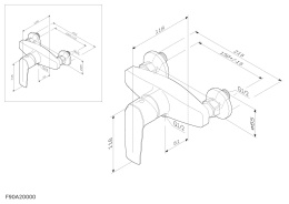 Фото Смеситель для душа Am.Pm Gem (F90A20000) хром