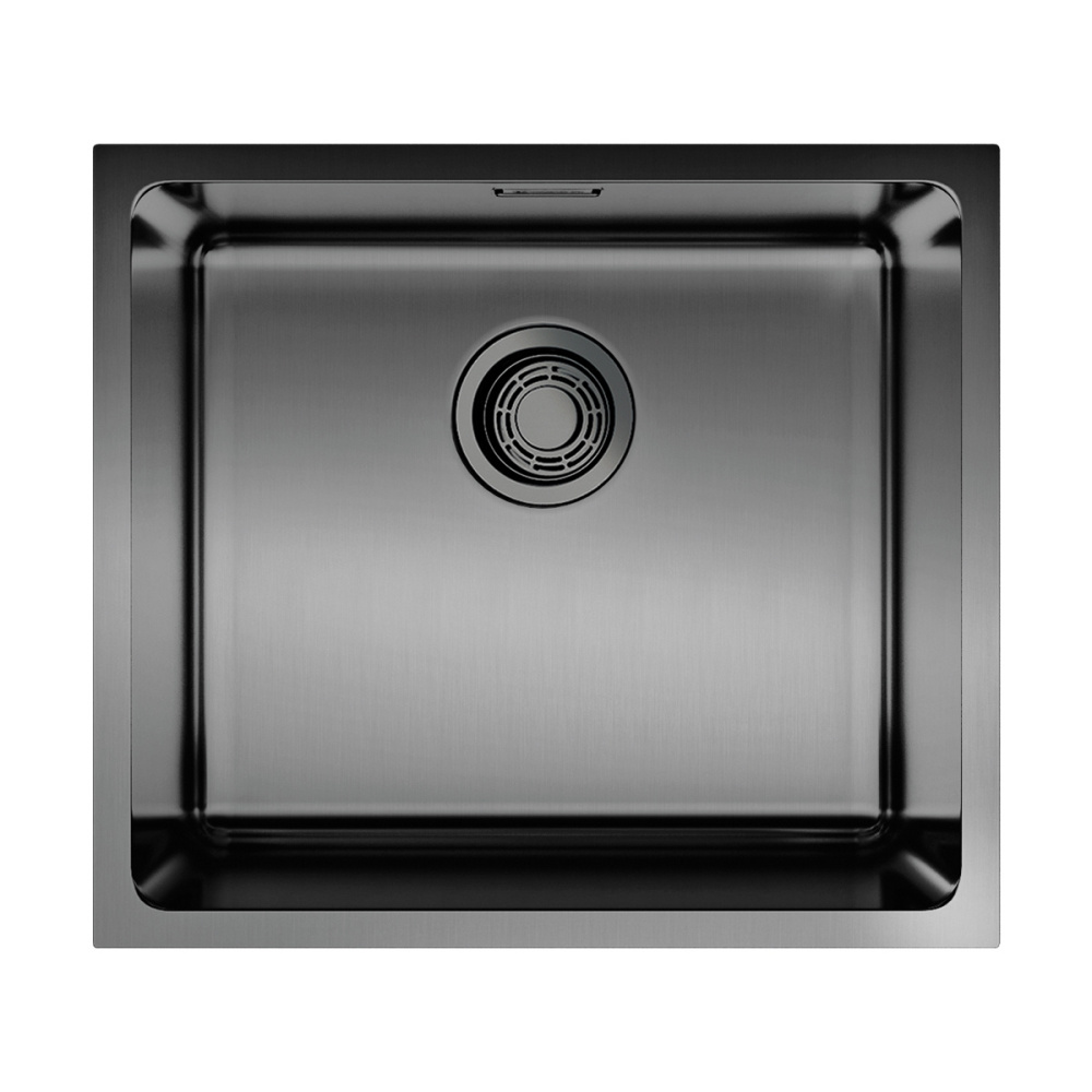 Кухонная мойка Omoikiri Tadzava 49-U (4993076) вороненая сталь