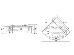 Фото Гидромассажная ванна JACUZZI CELTA 9443141A