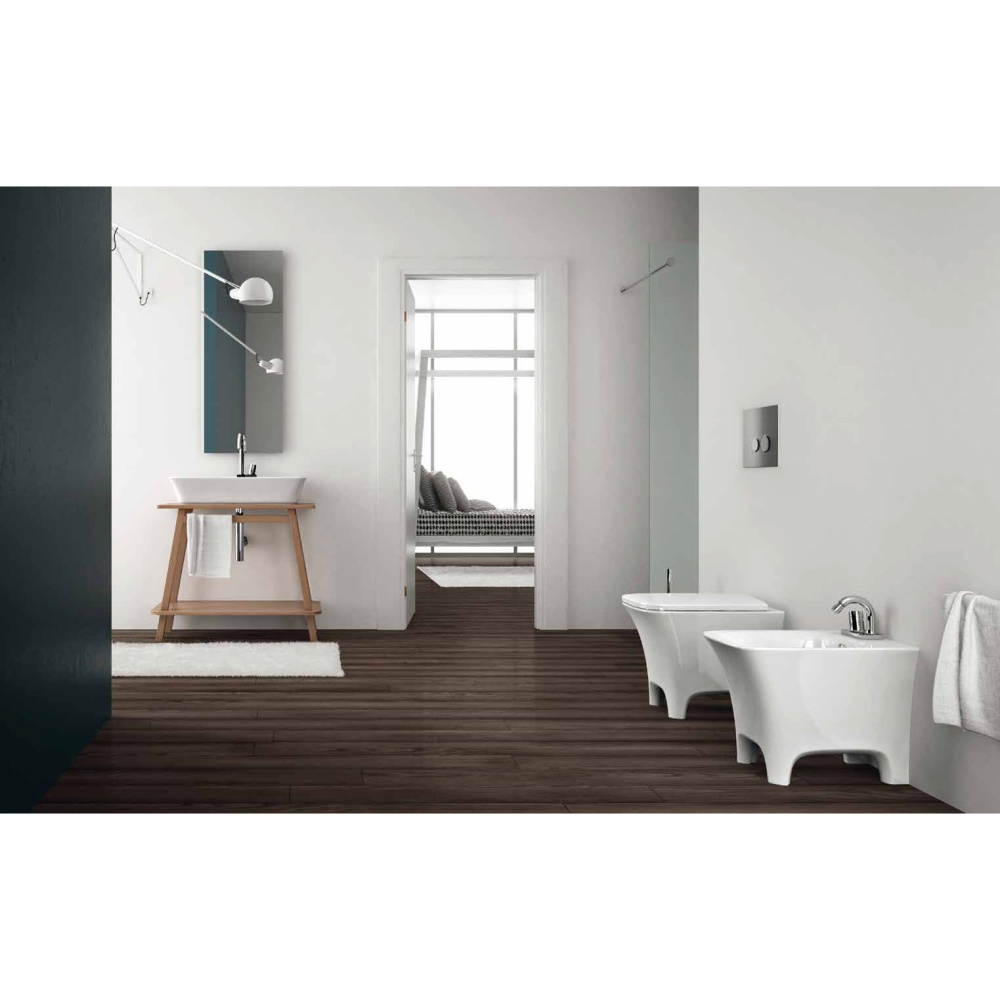 Приставной унитаз ArtCeram Cow (CWV002 01 00) белый