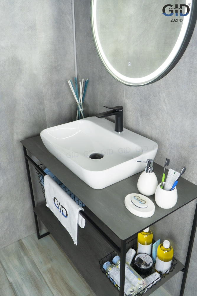 Фото Раковина накладная Gid N9047