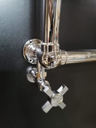 Фото Водяной полотенцесушитель Boheme Chromo 717 Хром