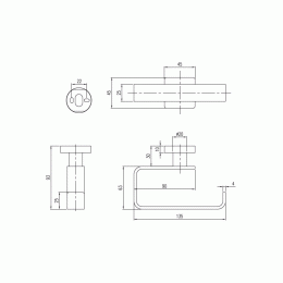 Фото Держатель туалетной бумаги Villeroy&Boch Elements-Striking (TVA15201400061) хром