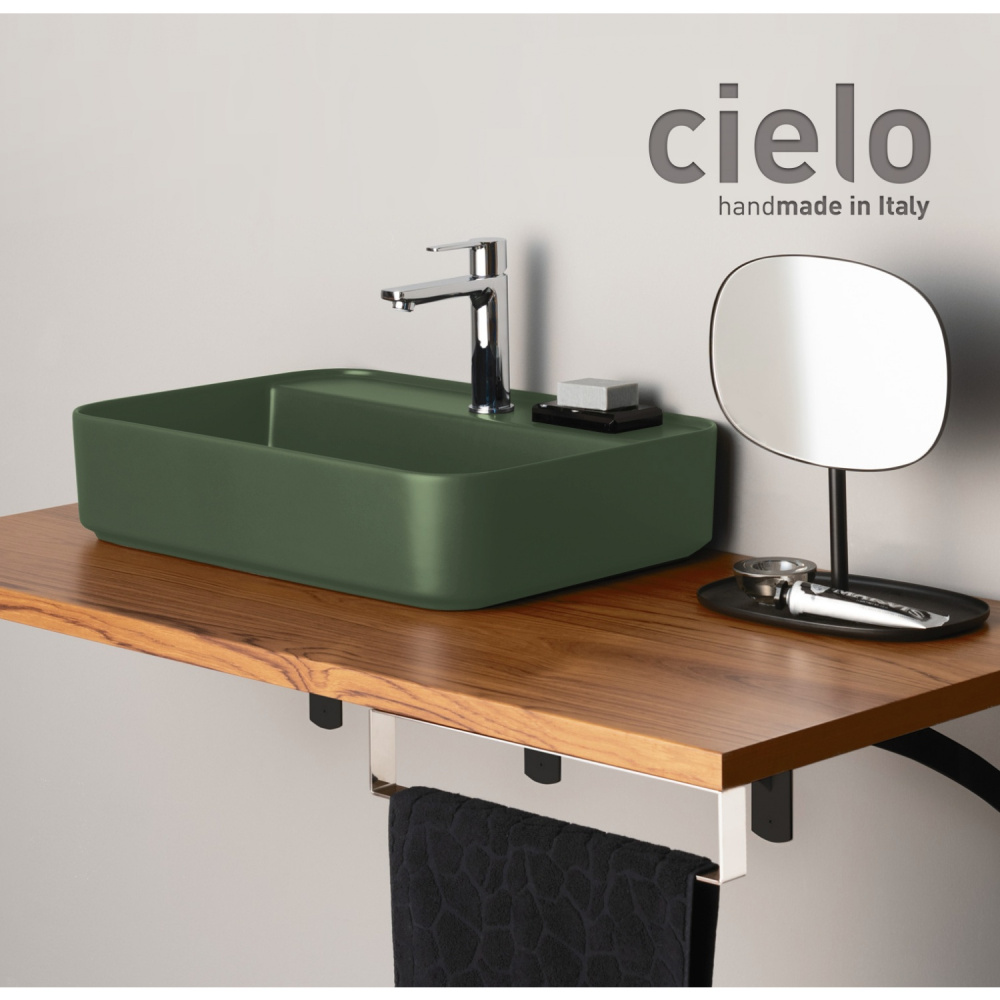 Ceramica CIELO Shui Comfort SHCOLARF AG Раковина для ванной комнаты 60*43 см, подвесная - накладная 
