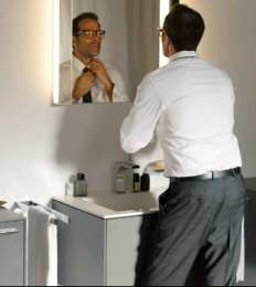 Фото Зеркальный шкаф Keuco Royal 60 22111171301, алюминий