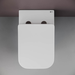 Приставной унитаз Ceramica Nova CUBIC CN1809 с сиденьем