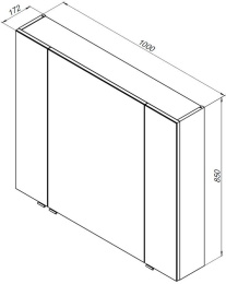 Фото Зеркальный шкаф Aquanet Алвита New (00277542) Белый