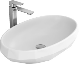 Раковина Bien Moly MLLG06201FD0W3000 64 x 42 x 14 см на столешницу, овальная , белый