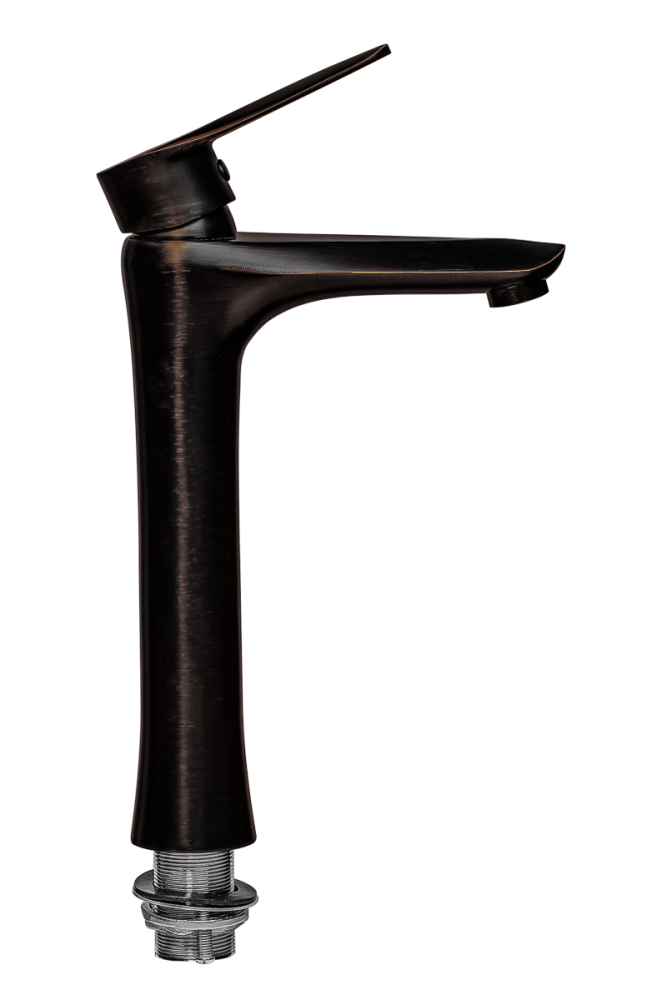Фото Смеситель для раковины ПСМ-ПРОФСАН PSM-301-6 STEEL высокий тип См-УмОЦБА Черный-бронза