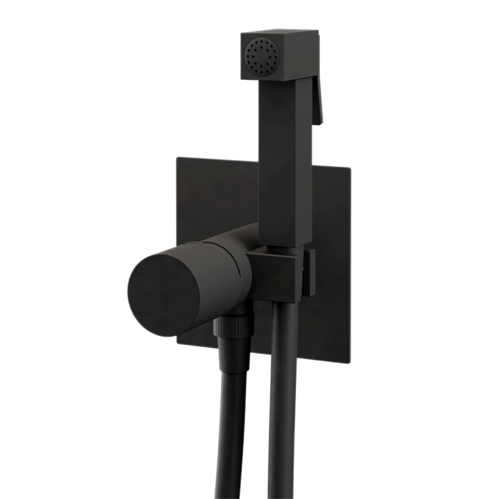 Фото Гигиенический душ со смесителем Remer Edge EG565NO, черный матовый