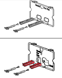 Клавиша смыва AlcaPlast (AIR) серый