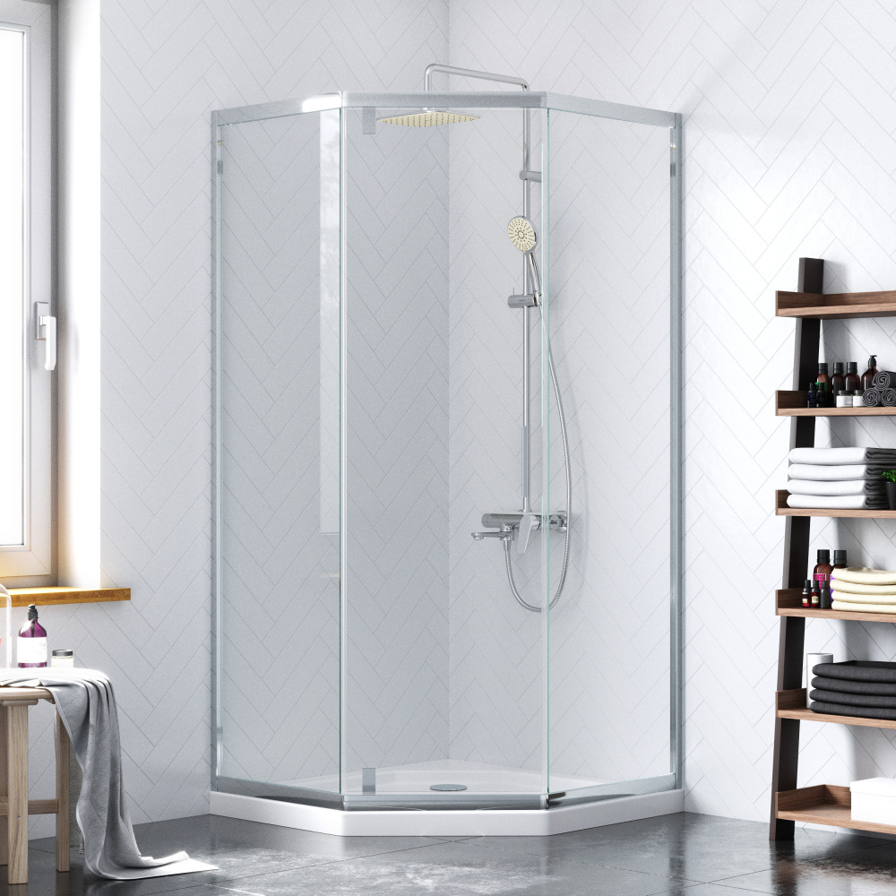 Damixa Skyline DX35WG-405-090MT Душевое ограждение 90х90 см, без поддона