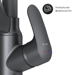 Фото Смеситель для кухни Am.Pm Like (F8007822) черный