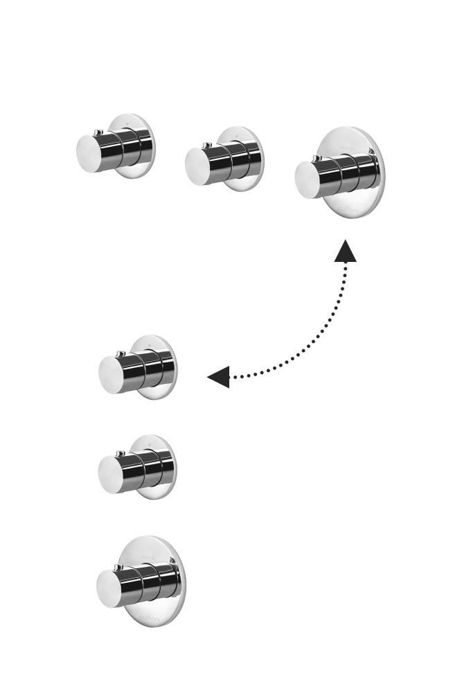 Фото Комплект со смесителем Paffoni MODULAR BOX (KITMB018CR) хром