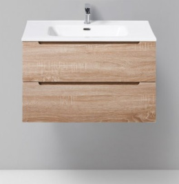 Фото Тумба под раковину Belbagno Etna-800-2C-SO-WO-P 80 см подвесная, цвет белый дуб