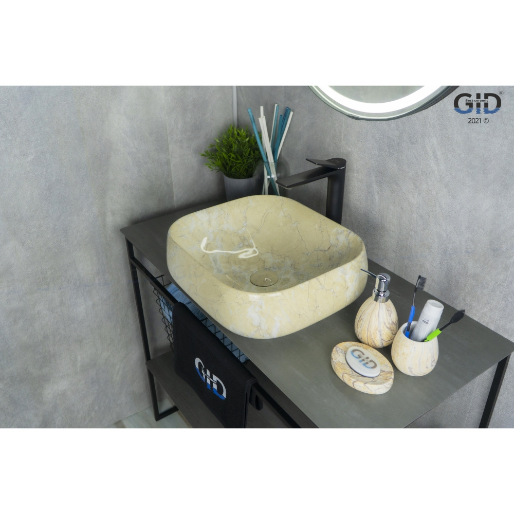 Раковина накладная Gid Mnc188