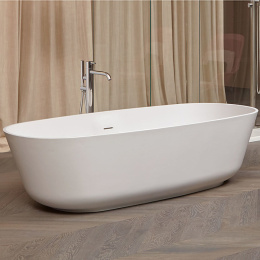 Фото Antonio Lupi Baia Small BAIAS Ванна отдельностоящая 170х70х53см, цвет: белый