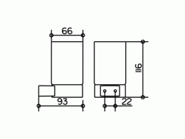 Стакан для зубных щеток Keuco Plan 14950010100, хром
