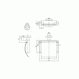 Фото Держатель туалетной бумаги Villeroy&Boch Elements-Striking (TVA15201300061) хром