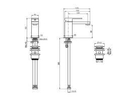 FIMA Carlo Frattini BRICK F3511CR Смеситель для раковины